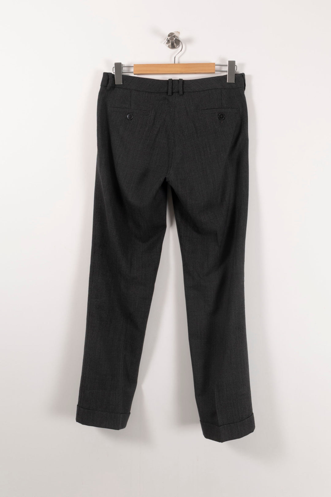 Pantalon De Costume Gris - Taille L/40 de la marque Weekend Max Mara | PARAD85743 - Vendu par Paradigme - Image 4