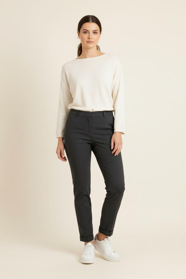 Pantalon De Costume Gris - Taille L/40 de la marque Weekend Max Mara | PARAD85743 - Vendu par Paradigme - Image 1