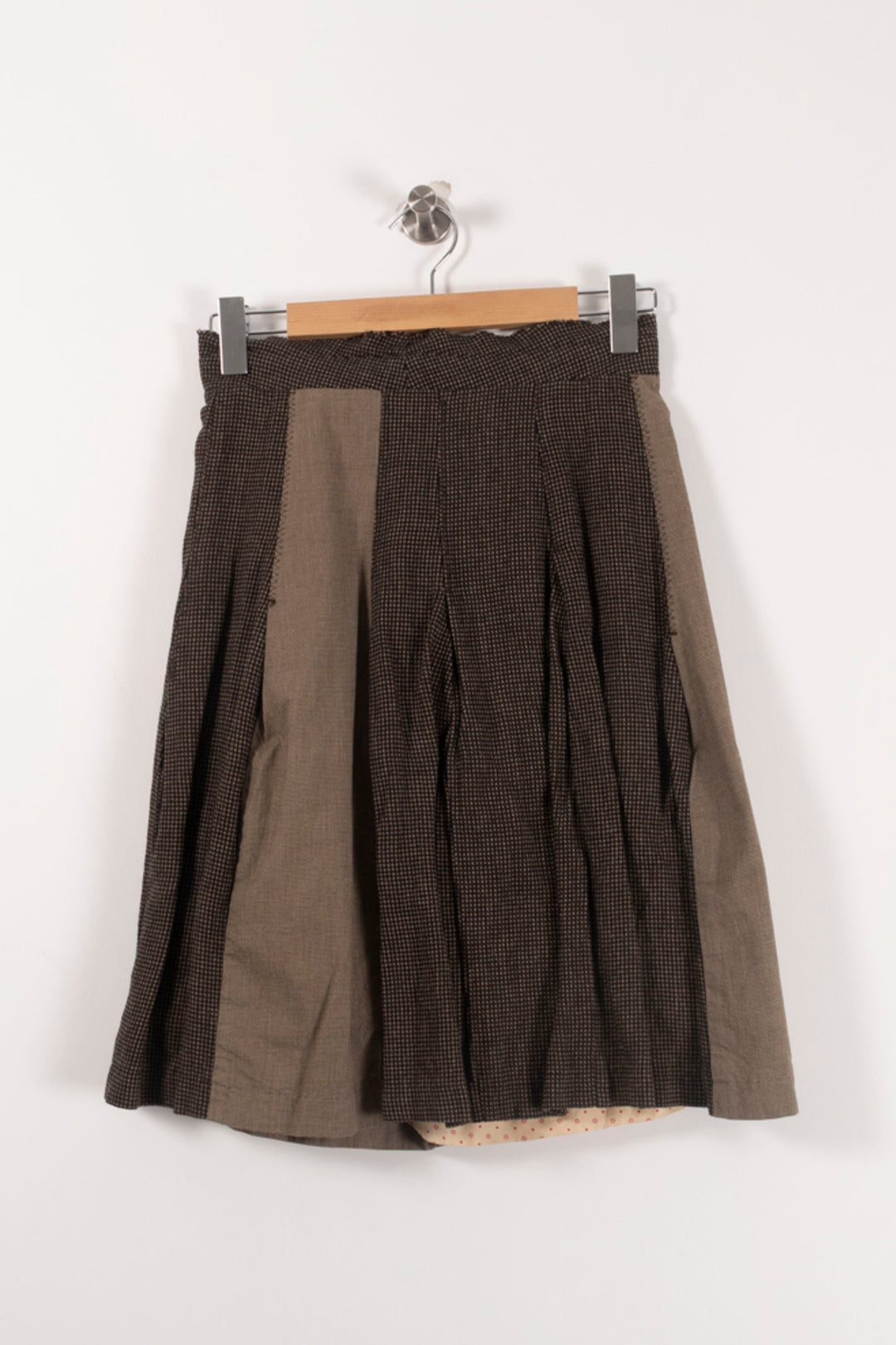 Jupe Midi Marron et Beige - Taille S/36 de la marque IKKS | PARAD85752 - Vendu par Paradigme - Image 4