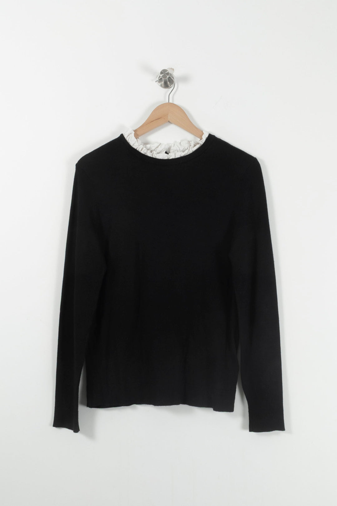 Pull Noir et Blanc - Taille S/36 de la marque Caroll | PARAD85753 - Vendu par Paradigme - Image 2