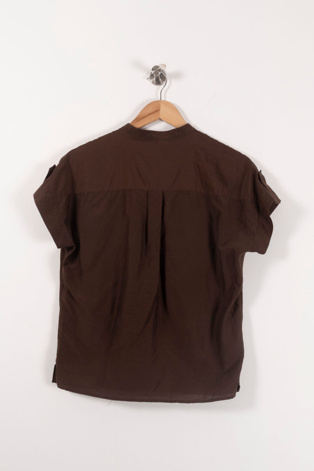 Chemisette Marron - Taille S/36 de la marque Caroll | PARAD85755 - Vendu par Paradigme - Image 4