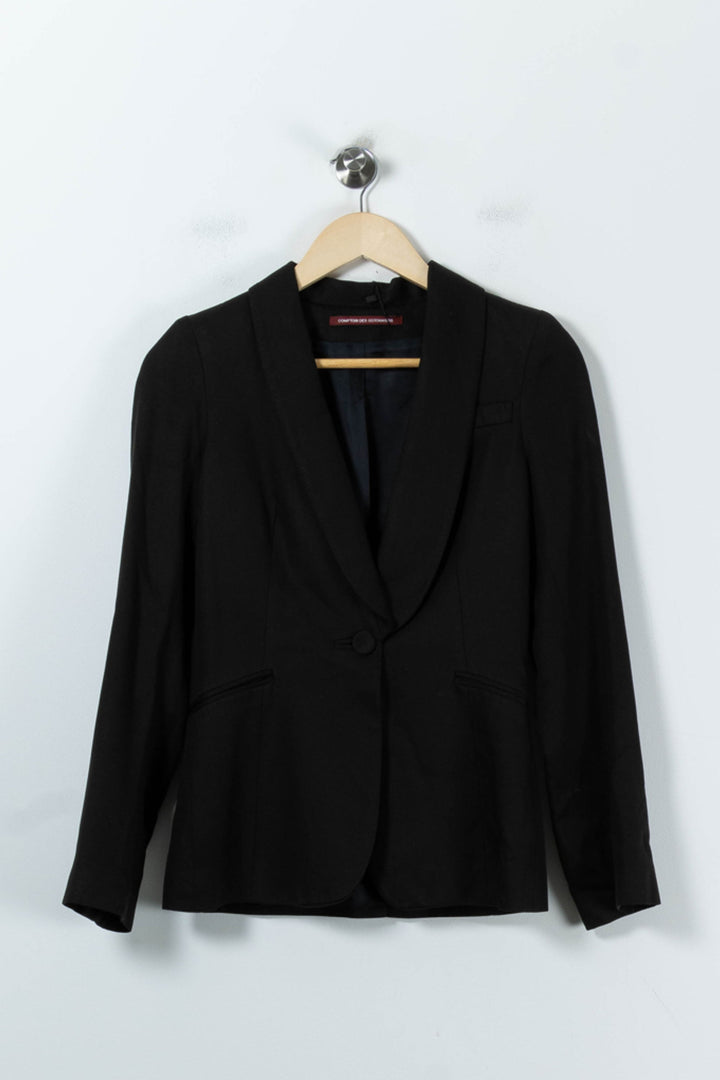 Blazer Noir - Taille S/36 de la marque Comptoir des Cotonniers | PARAD85758 - Vendu par Paradigme - Image 2