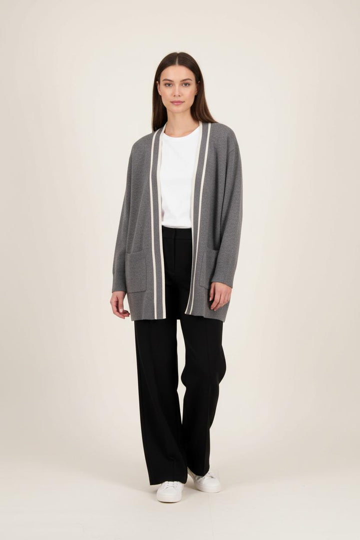 Cardigan Gris - Taille S/36 de la marque Sandro | PARAD85768 - Vendu par Paradigme - Image 1