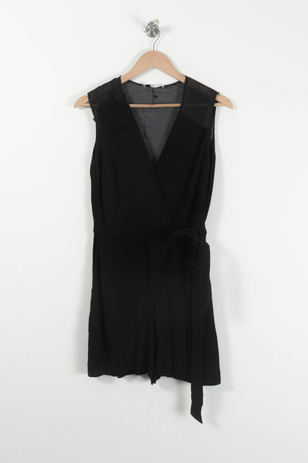 Combishort Noire - Taille M/38 de la marque Sandro | PARAD85769 - Vendu par Paradigme - Image 2