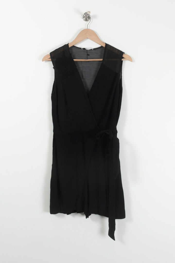 Combishort Noire - Taille M/38 de la marque Sandro | PARAD85769 - Vendu par Paradigme - Image 2
