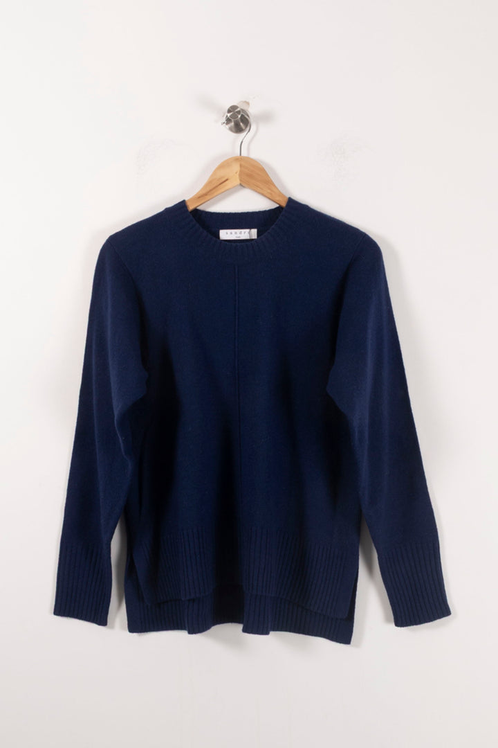 Pull Bleu - Taille S/36 de la marque Sandro | PARAD85770 - Vendu par Paradigme - Image 2