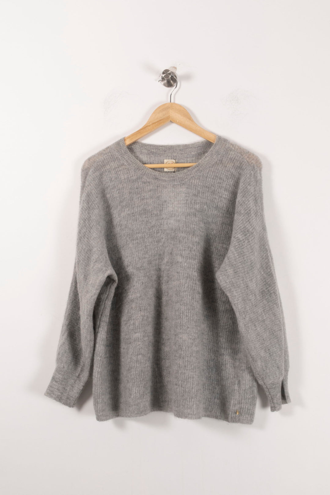 Pull Gris - Taille M/38 de la marque Des petits hauts | PARAD85773 - Vendu par Paradigme - Image 2