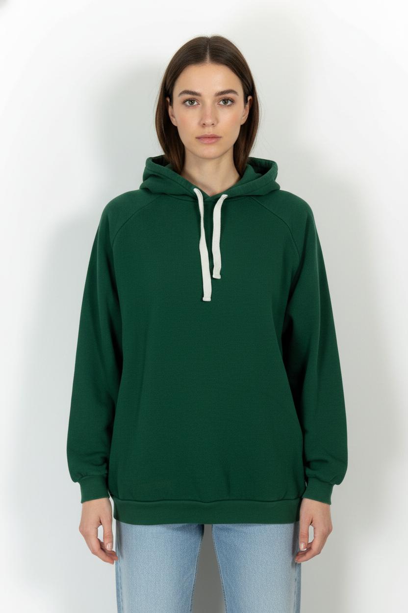 Sweat à Capuche Vert - Taille T.U. de la marque American Vintage | PARAD85775 - Vendu par Paradigme - Image 1