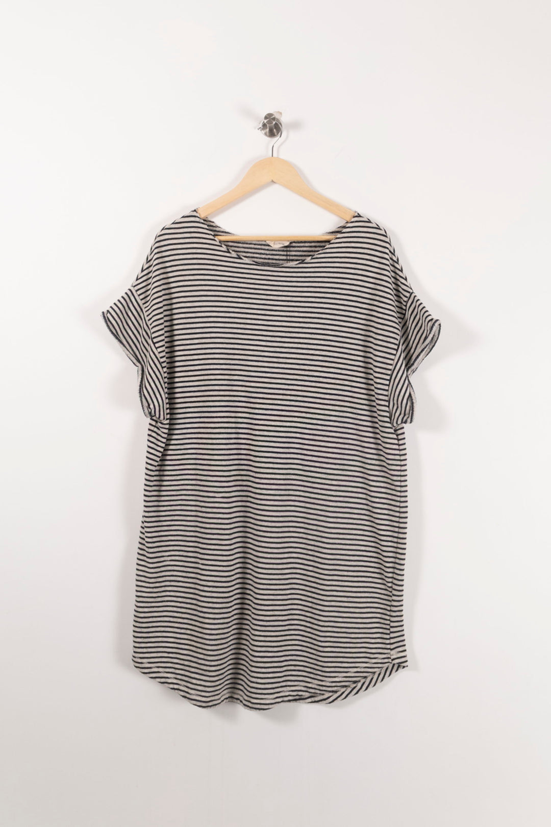 Robe Midi Rayée Noire et Blanche - Taille XS/34 de la marque American Vintage | PARAD85777 - Vendu par Paradigme - Image 2