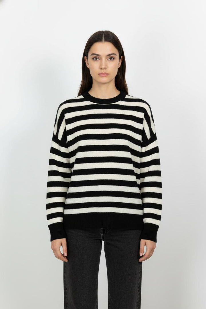 Pull Noir et Blanc - Taille XS/34 de la marque The Kooples | PARAD85786 - Vendu par Paradigme - Image 1