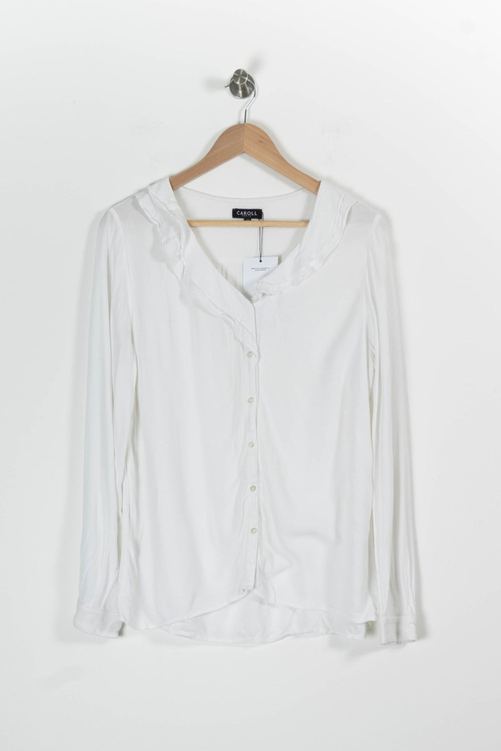 Chemise Blanche - Taille XXL/44 de la marque Caroll | PARAD85799 - Vendu par Paradigme - Image 2