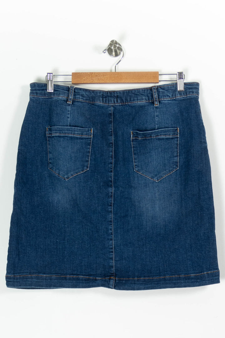 Jupe en Jean Bleue - Taille XXXL/46 de la marque Caroll | PARAD85804 - Vendu par Paradigme - Image 4