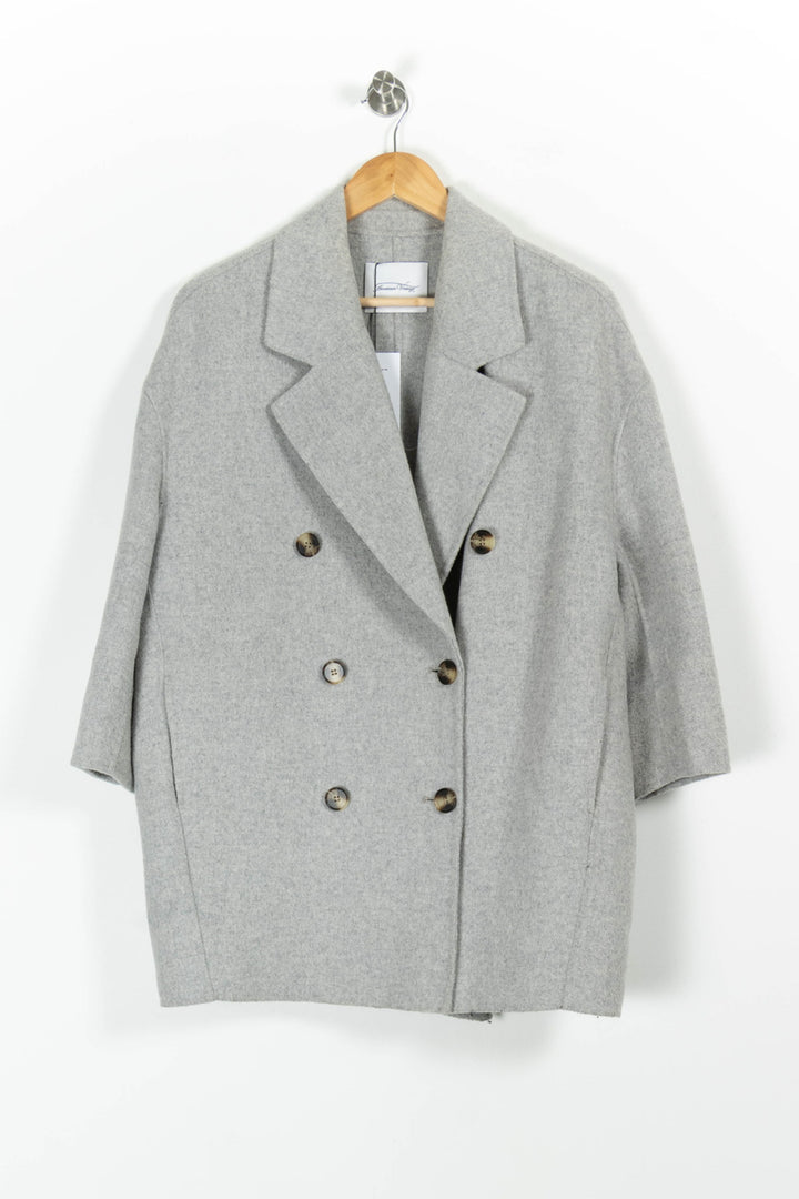 Manteau Gris - Taille M/38 de la marque American Vintage | PARAD85809 - Vendu par Paradigme - Image 2