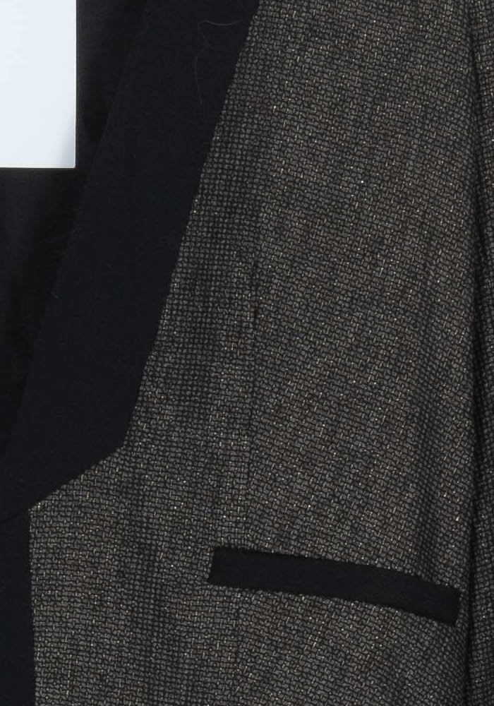 Blazer Gris et Noir - Taille M/38 de la marque Comptoir des Cotonniers | PARAD85810 - Vendu par Paradigme - Image 3