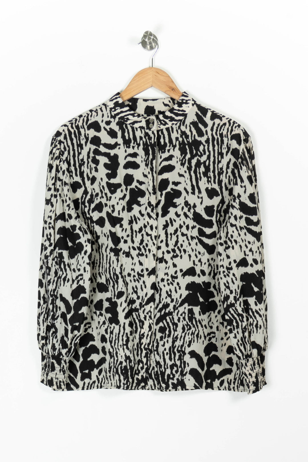 Chemise Noire et Blanche - Taille M/38 de la marque ba&sh | PARAD85811 - Vendu par Paradigme - Image 2