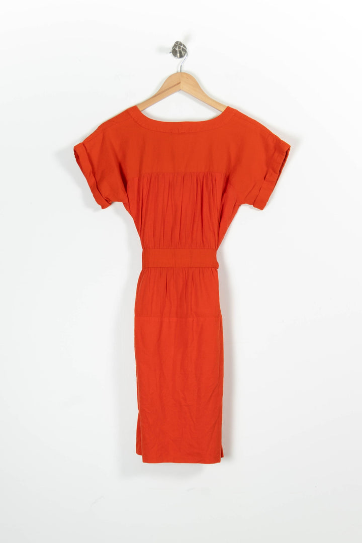 Robe Midi Orange - Taille S/36 de la marque Comptoir des Cotonniers | PARAD85815 - Vendu par Paradigme - Image 4