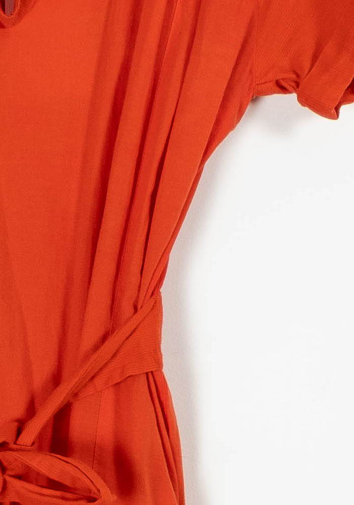 Robe Midi Orange - Taille S/36 de la marque Comptoir des Cotonniers | PARAD85815 - Vendu par Paradigme - Image 3