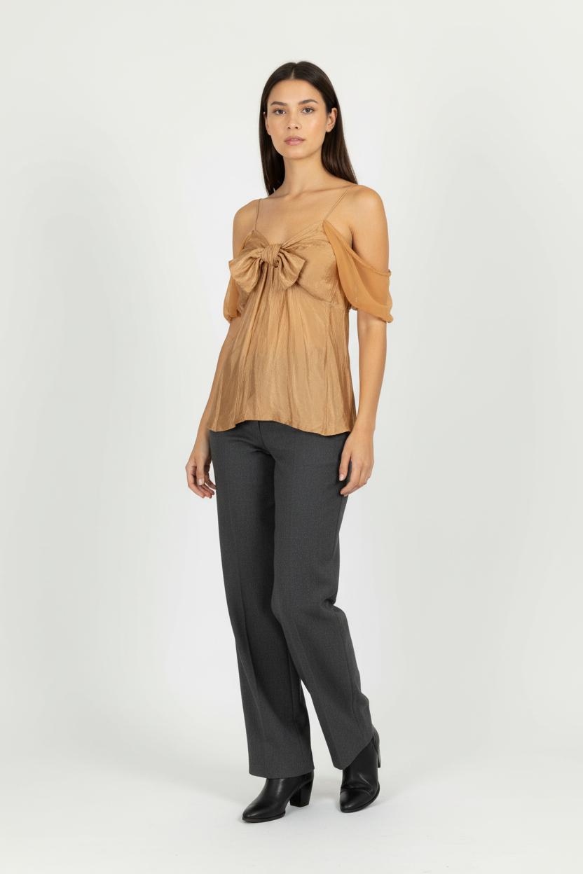 Caraco Orange - Taille M/38 de la marque Vanessa Bruno | PARAD85816 - Vendu par Paradigme - Image 1