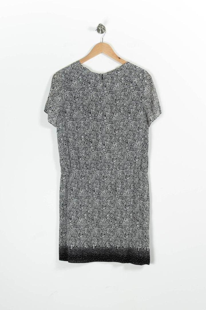 Robe Midi Noire et Blanche - Taille M/38 de la marque Comptoir des Cotonniers | PARAD85818 - Vendu par Paradigme - Image 4