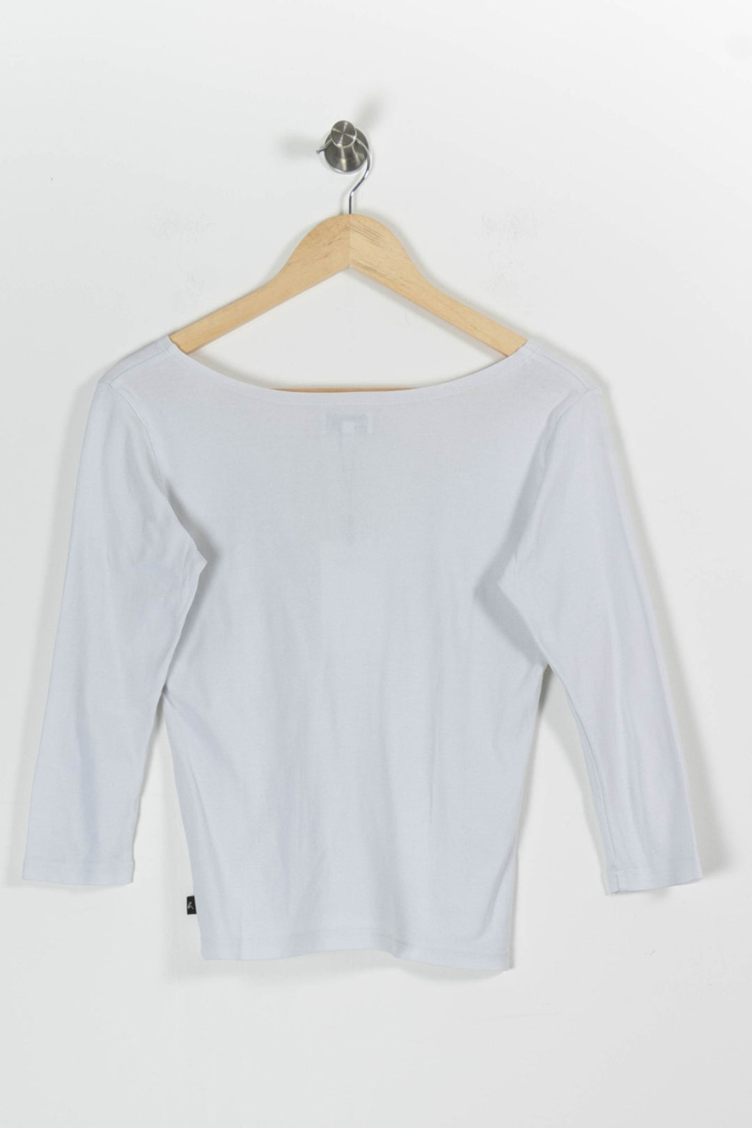 T-shirt Manches Longues Blanc - Taille M/38 de la marque Agnès b. | PARAD85829 - Vendu par Paradigme - Image 4
