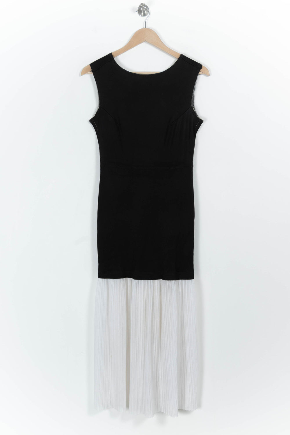 Robe longue noire et blanche - Taille M/38 de la marque Sandro | PARAD85831 - Vendu par Paradigme - Image 2