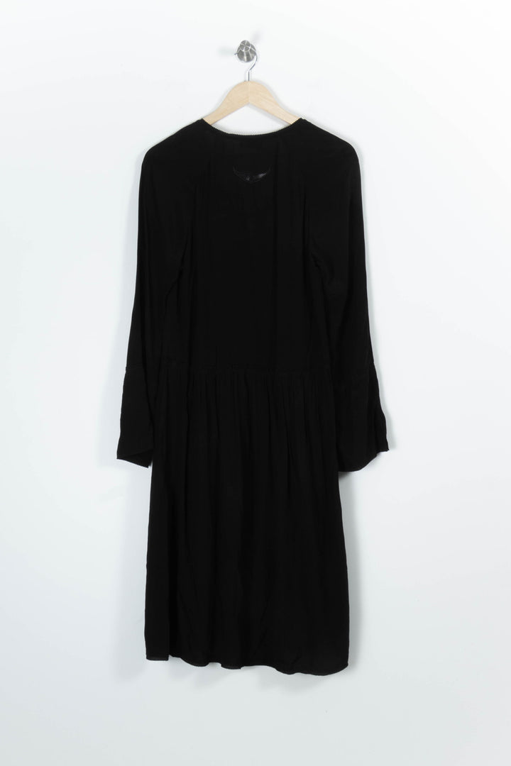 Robe Midi Noire - Taille S/36 de la marque Zadig&Voltaire | PARAD85832 - Vendu par Paradigme - Image 4