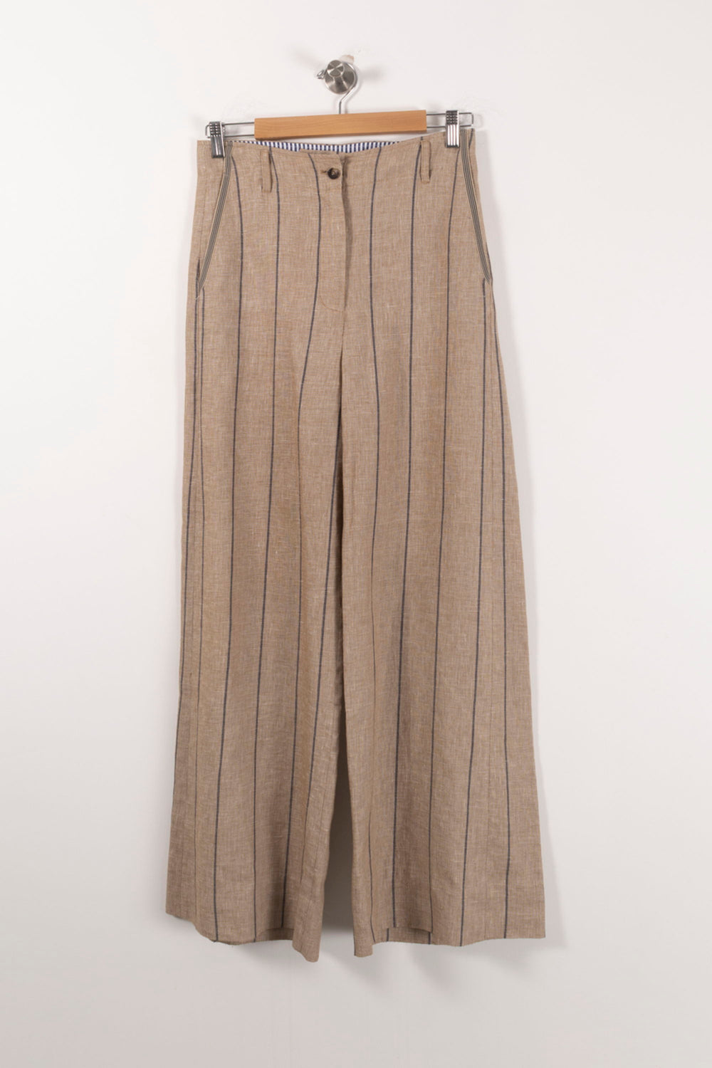 Pantalon Large Beige et Bleu - Taille S/36 de la marque Diega | PARAD85834 - Vendu par Paradigme - Image 2