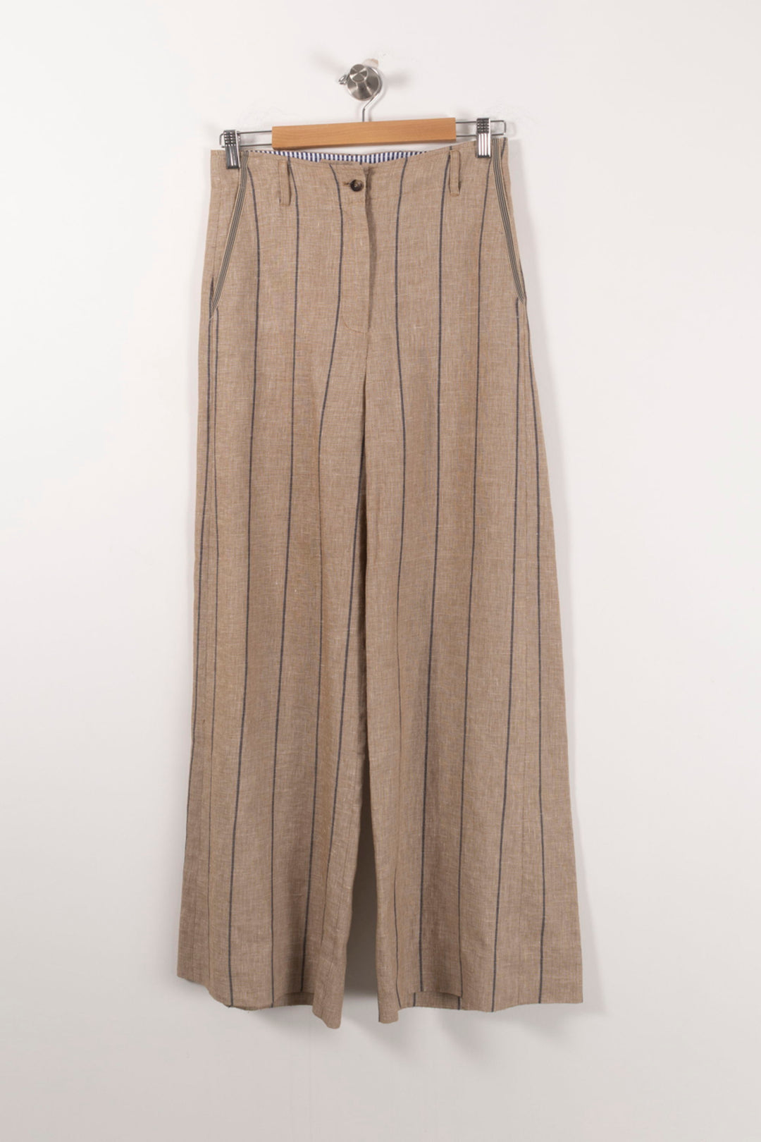 Pantalon Large Beige et Bleu - Taille S/36 de la marque Diega | PARAD85834 - Vendu par Paradigme - Image 2