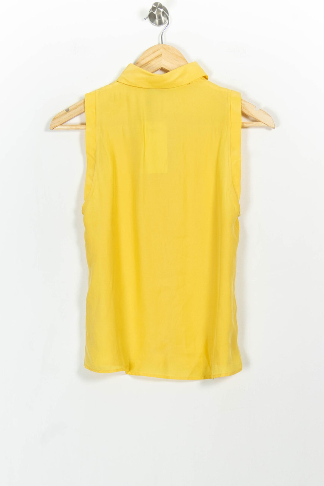 Chemisier Sans Manches Jaune - Taille S/36 de la marque Sandro | PARAD85845 - Vendu par Paradigme - Image 4