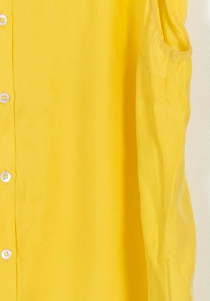 Chemisier Sans Manches Jaune - Taille S/36 de la marque Sandro | PARAD85845 - Vendu par Paradigme - Image 3