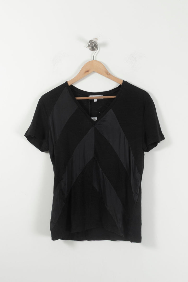 Tee-shirt Noir - Taille S/36 de la marque Sandro | PARAD85846 - Vendu par Paradigme - Image 2