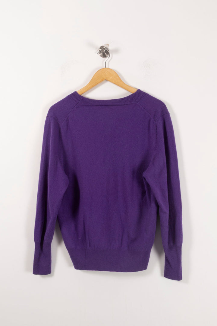 Pull Violet - Taille M/38 de la marque Sandro | PARAD85848 - Vendu par Paradigme - Image 4