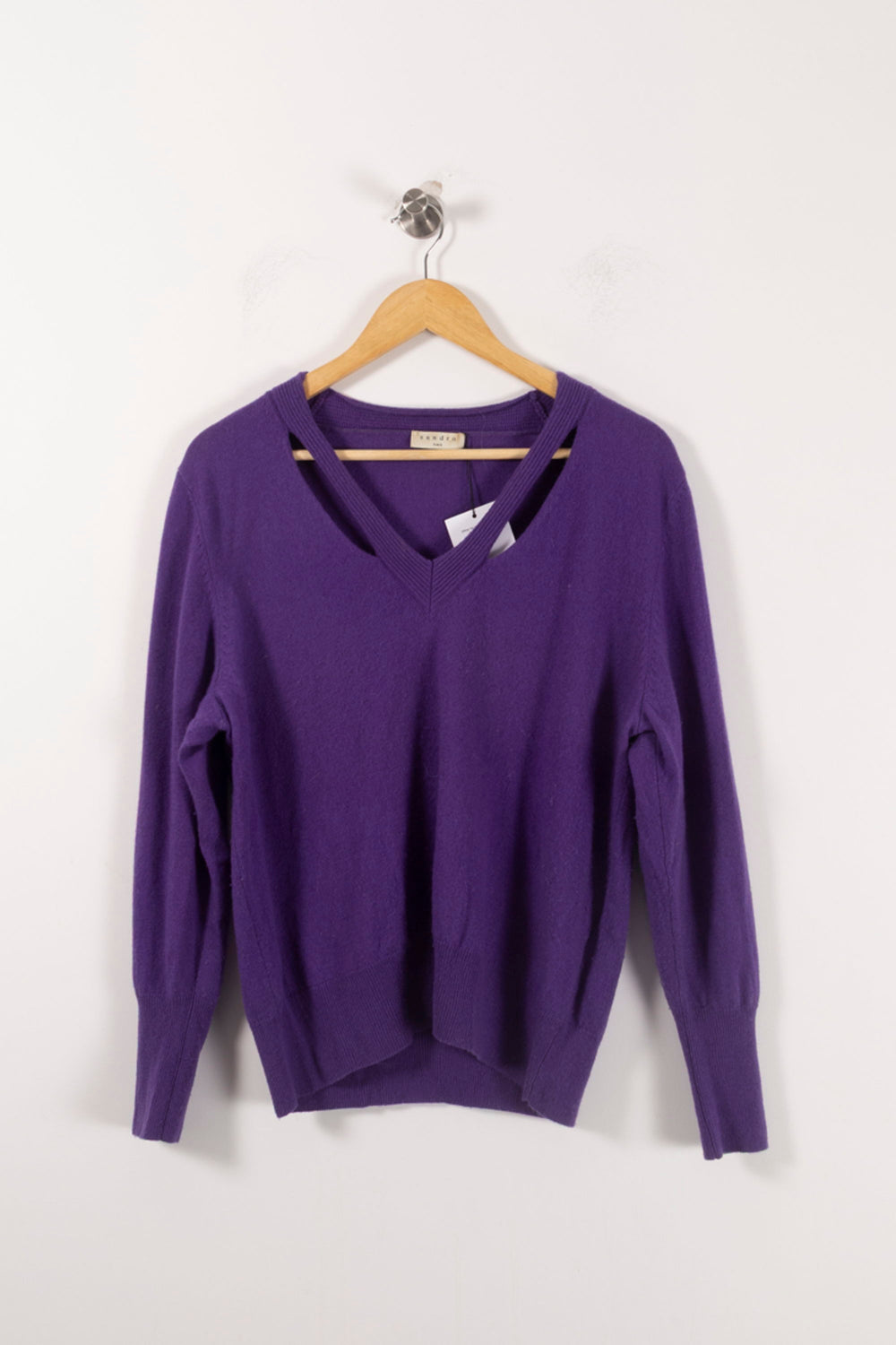 Pull Violet - Taille M/38 de la marque Sandro | PARAD85848 - Vendu par Paradigme - Image 2