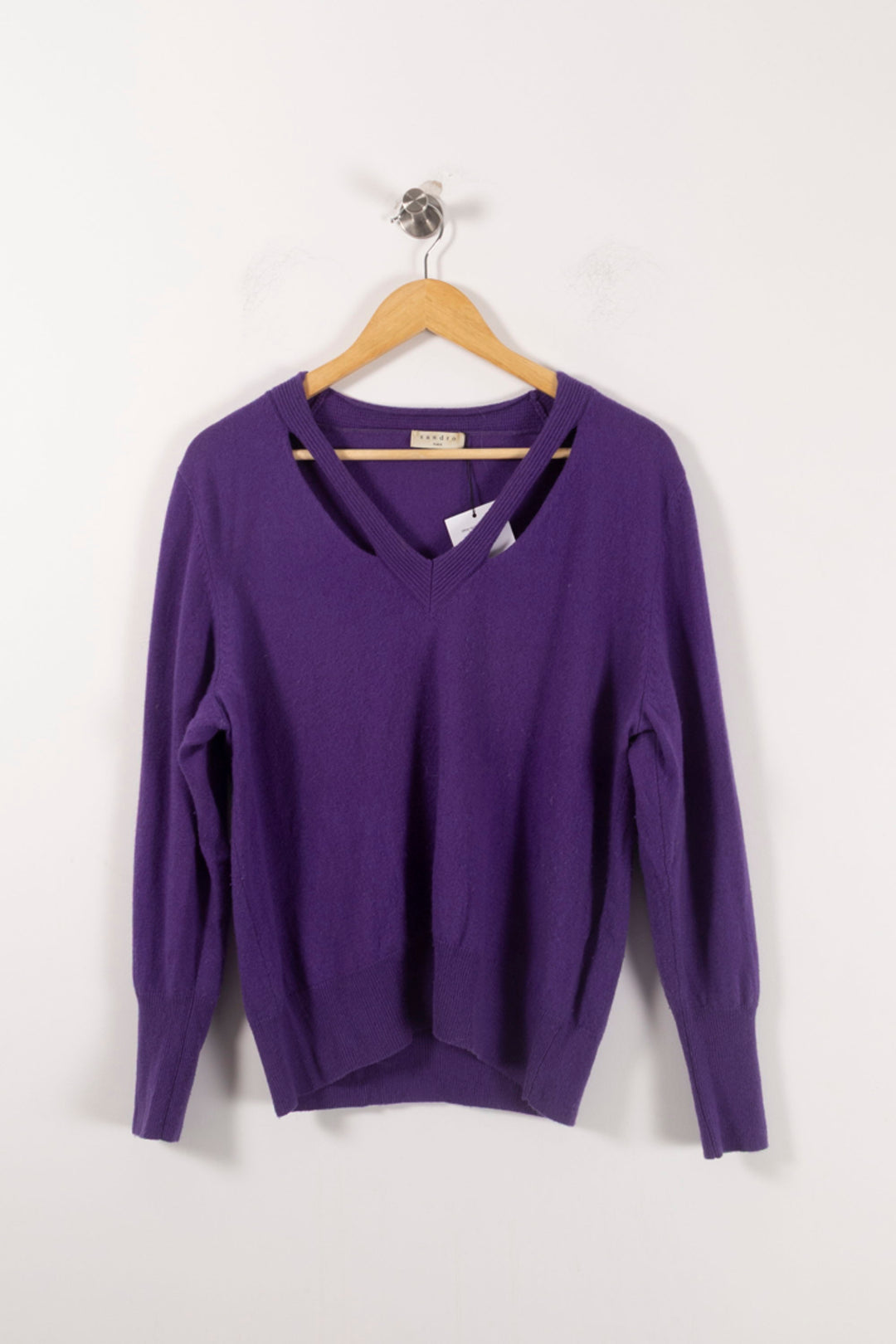Pull Violet - Taille M/38 de la marque Sandro | PARAD85848 - Vendu par Paradigme - Image 2