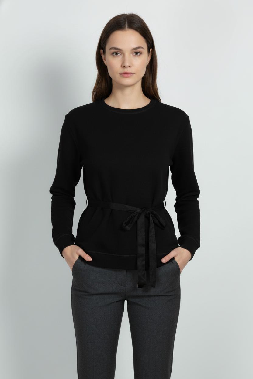 Sweatshirt Noir - Taille M/38 de la marque Sandro | PARAD85850 - Vendu par Paradigme - Image 1