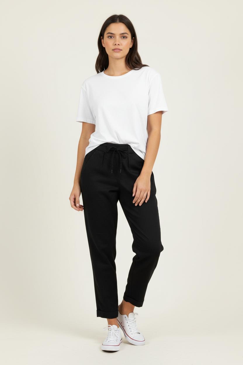 Jogpant Noir - Taille S/36 de la marque The Kooples | PARAD85852 - Vendu par Paradigme - Image 1