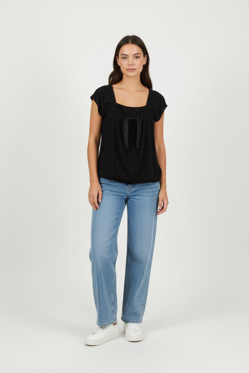 Top Noir - Taille S/36 de la marque Vanessa Bruno | PARAD85853 - Vendu par Paradigme - Image 1