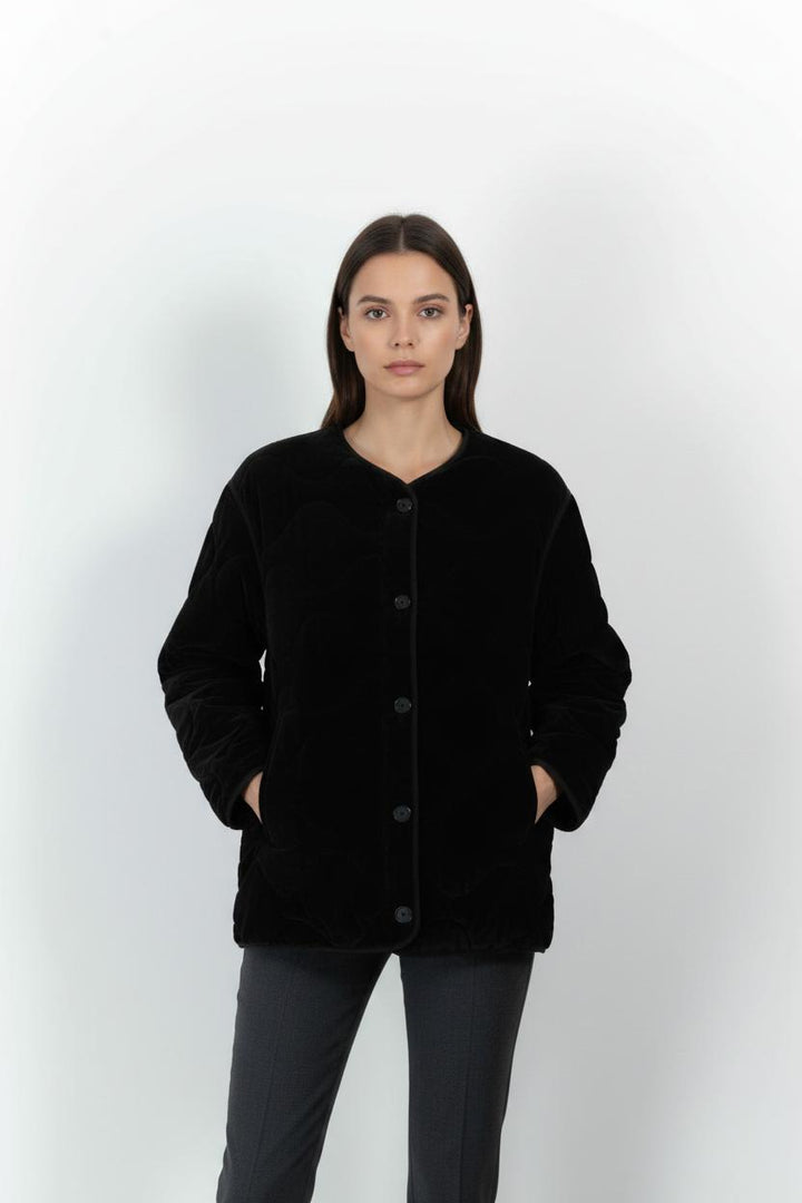 Veste Noire - Taille S/36 de la marque Sandro | PARAD85855 - Vendu par Paradigme - Image 1