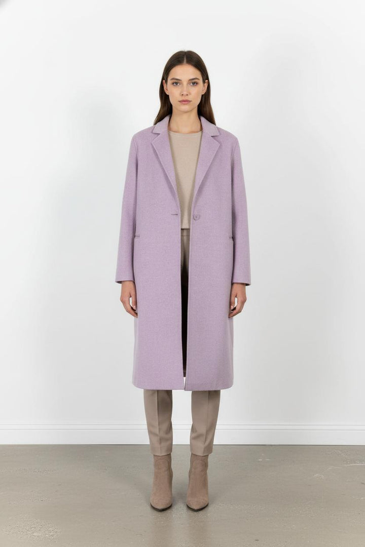 Manteau Violet - Taille S/36 de la marque Sandro | PARAD85858 - Vendu par Paradigme - Image 1