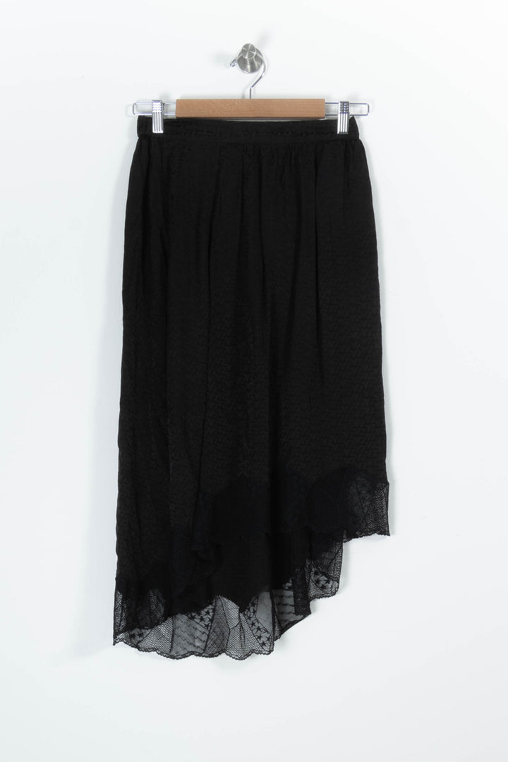 Jupe Asymétrique Noire - Taille S/36 de la marque Zadig&Voltaire | PARAD85859 - Vendu par Paradigme - Image 4