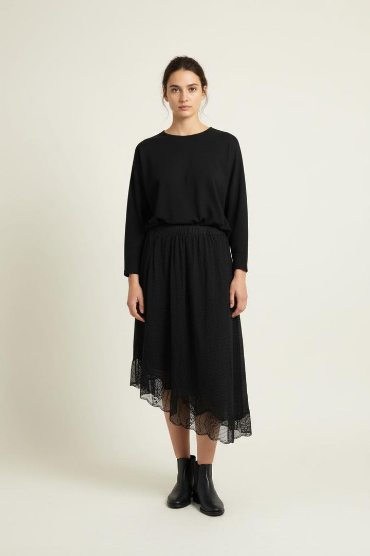 Jupe Asymétrique Noire - Taille S/36 de la marque Zadig&Voltaire | PARAD85859 - Vendu par Paradigme - Image 1