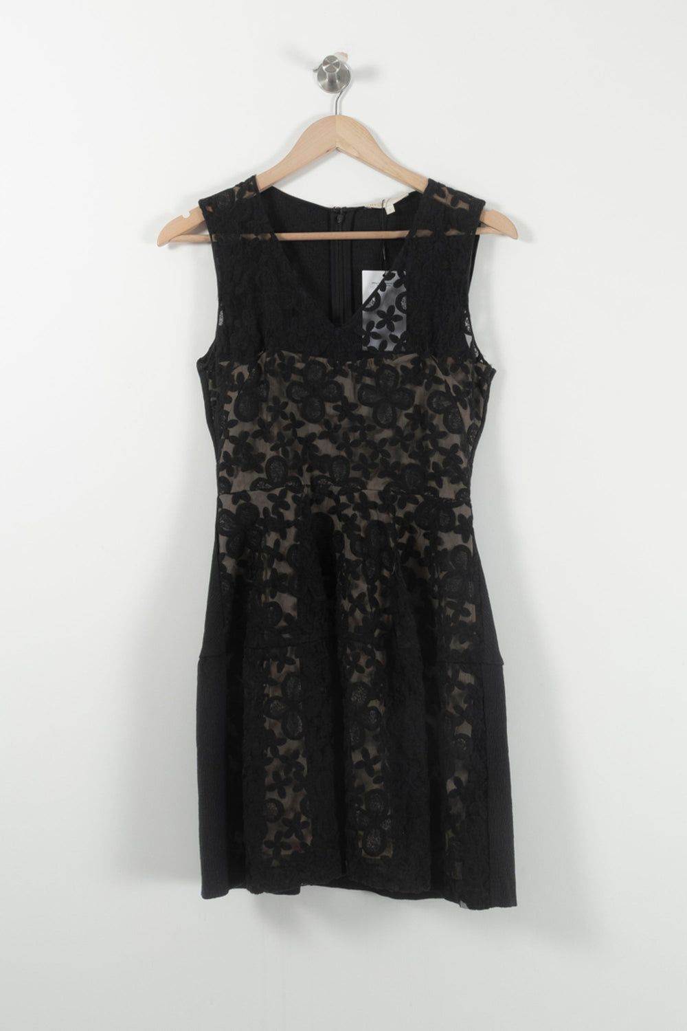 Robe Sans Manches Noire et Beige - Taille M/38 de la marque Maje | PARAD85867 - Vendu par Paradigme - Image 2