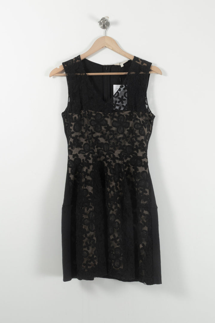 Robe Sans Manches Noire et Beige - Taille M/38 de la marque Maje | PARAD85867 - Vendu par Paradigme - Image 2
