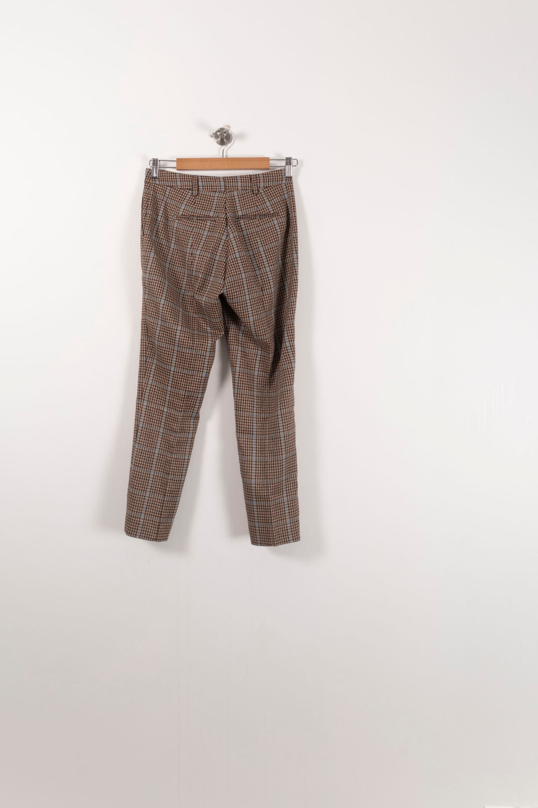Pantalon Carreaux Marron et Beige - Taille XS/34 de la marque Liu Jo | PARAD85869 - Vendu par Paradigme - Image 4