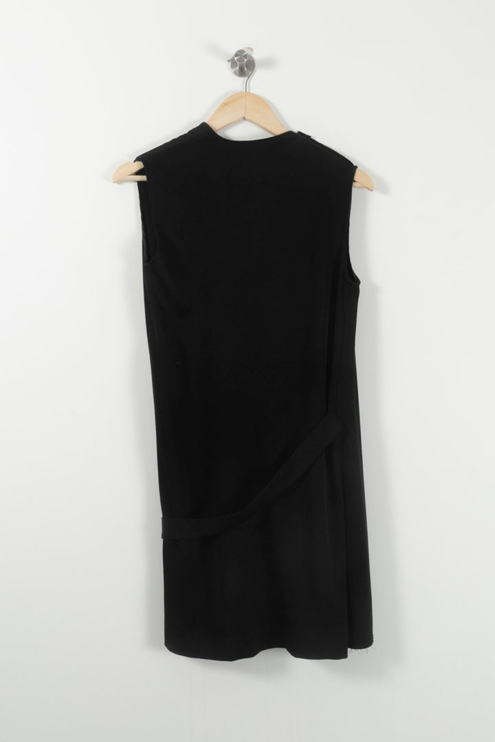 Robe Midi Noire - Taille S/36 de la marque Maje | PARAD85870 - Vendu par Paradigme - Image 4