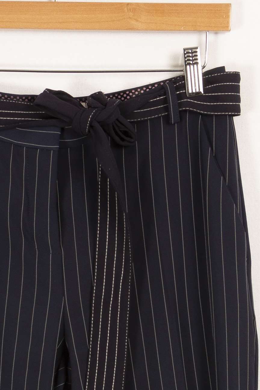 Long vertical striped pants - S/36