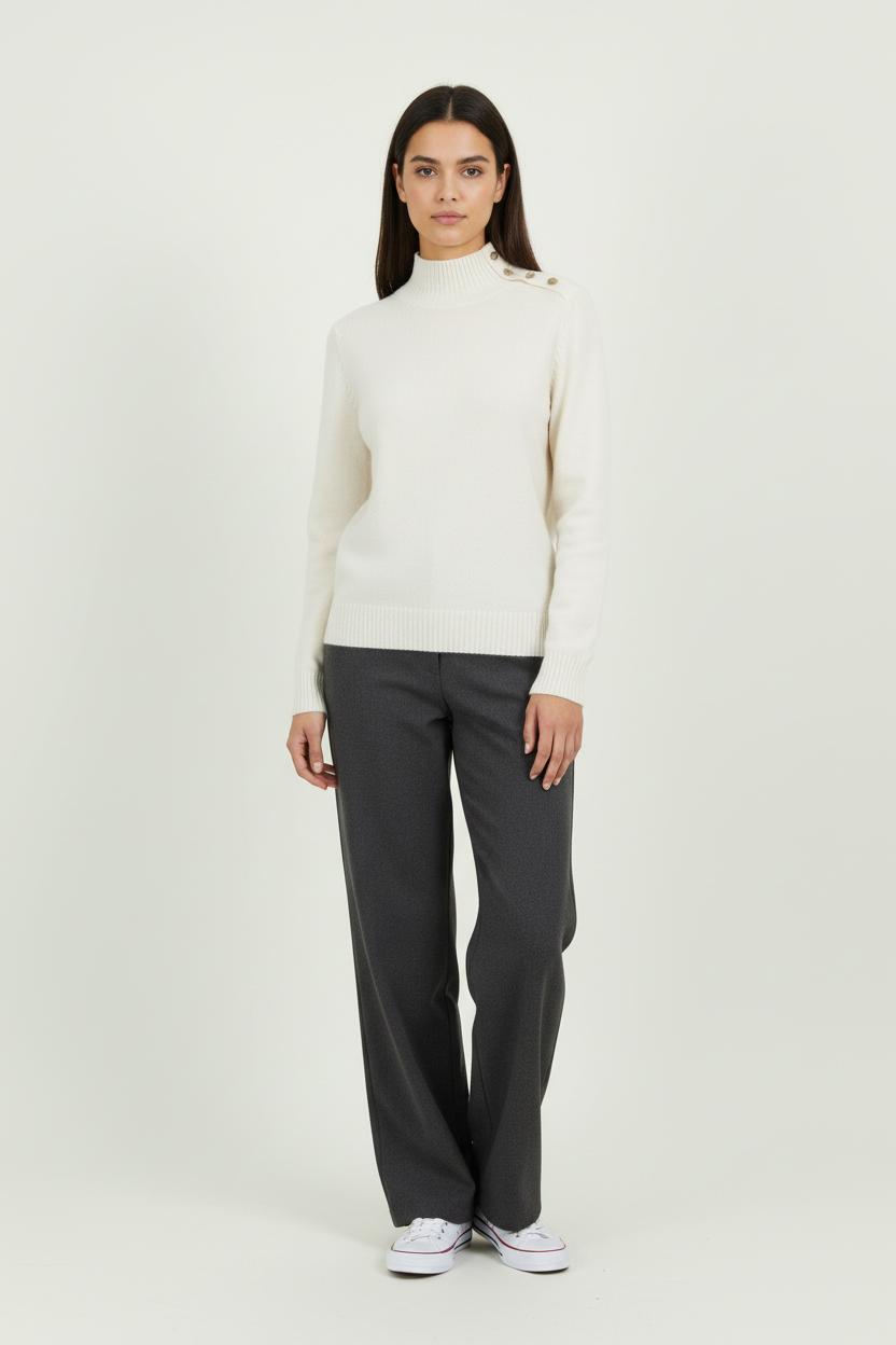 Pull Blanc - Taille L/40 de la marque Maje | PARAD85945 - Vendu par Paradigme - Image 1
