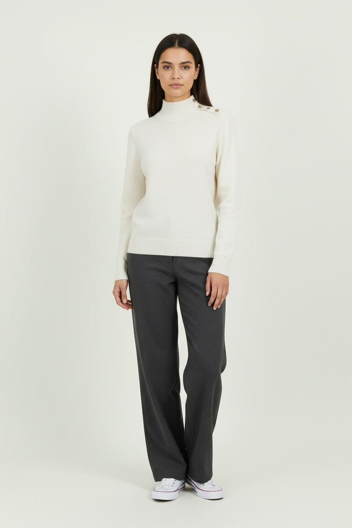 Pull Blanc - Taille L/40 de la marque Maje | PARAD85945 - Vendu par Paradigme - Image 1