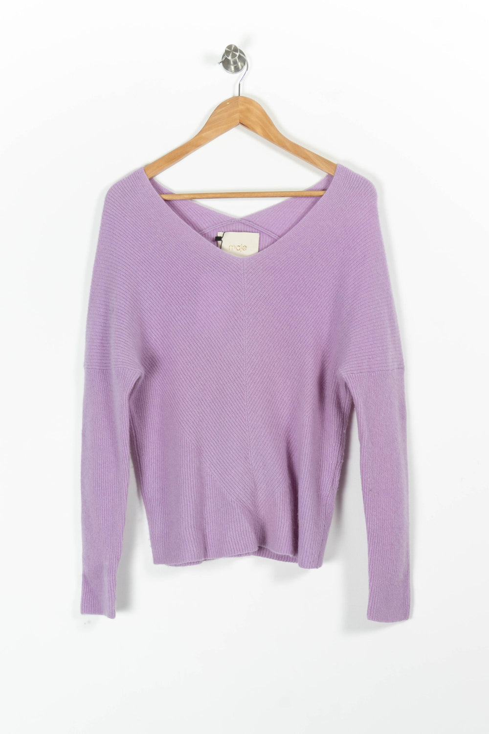 Pull Violet - Taille S/36 de la marque Maje | PARAD85947 - Vendu par Paradigme - Image 2