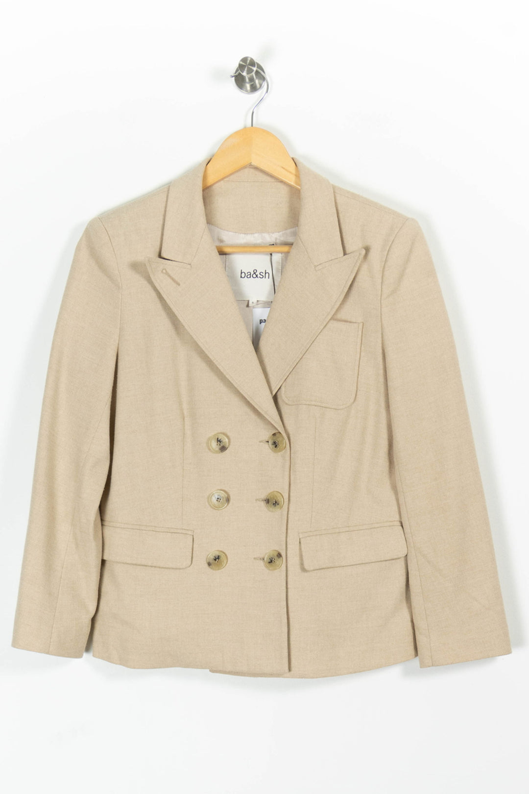 Blazer Beige - Taille XS/34 de la marque ba&sh | PARAD85949 - Vendu par Paradigme - Image 2